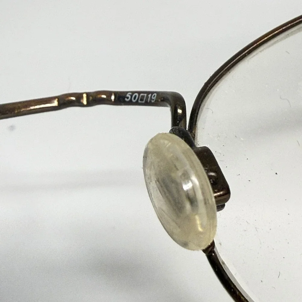 Vintage Oval Metal Eyeglasses‎ 768 BRT Brown Tortoise 50-19-135mm Frames